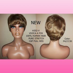 NEW H302-V VIVICA A FOX 100% HUMAN HAIR WIG